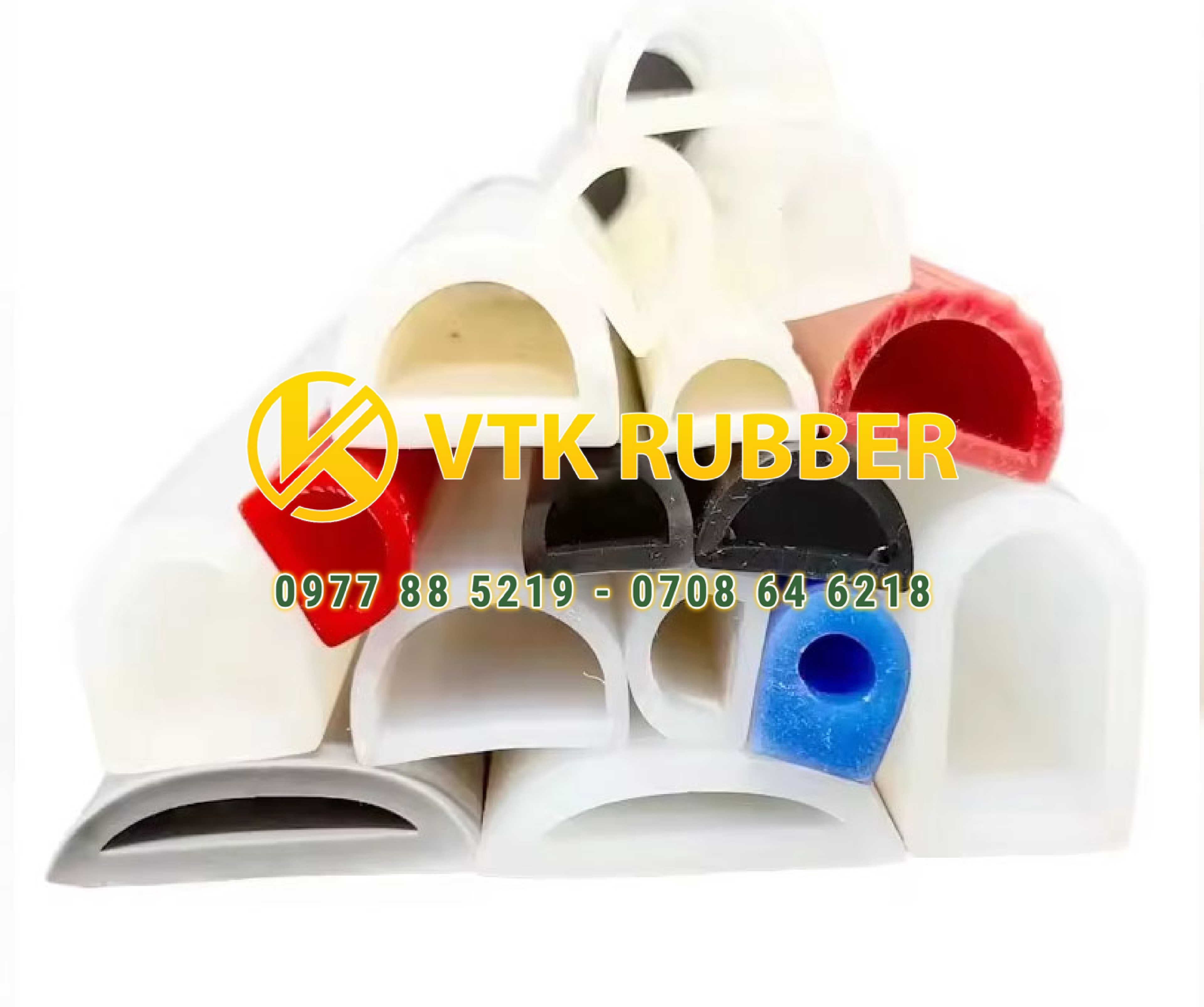 Gioăng silicon chữ D chịu nhiệt, chống bụi kín khít