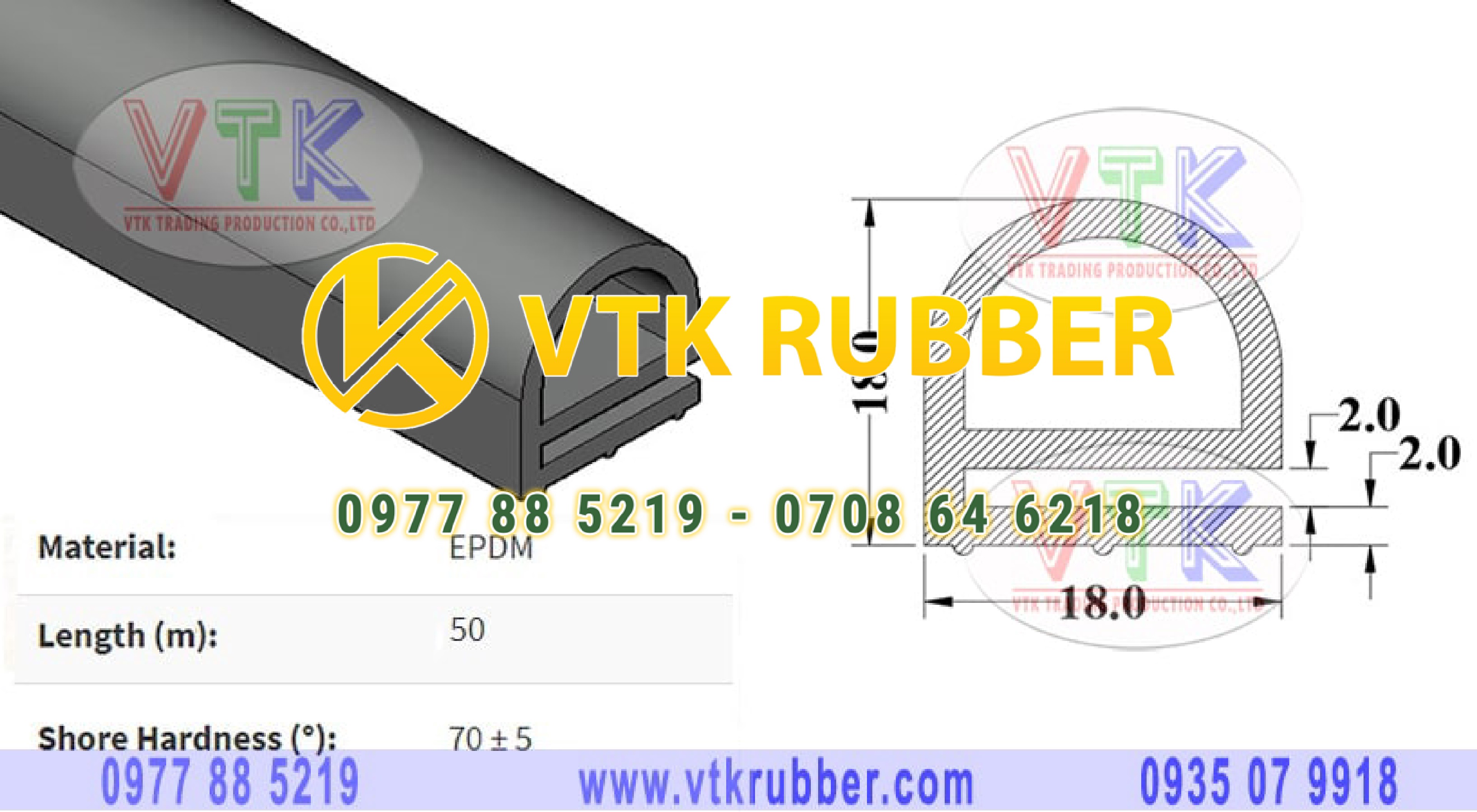 Địa điểm bán ron cao su chữ E ở Điện Biên