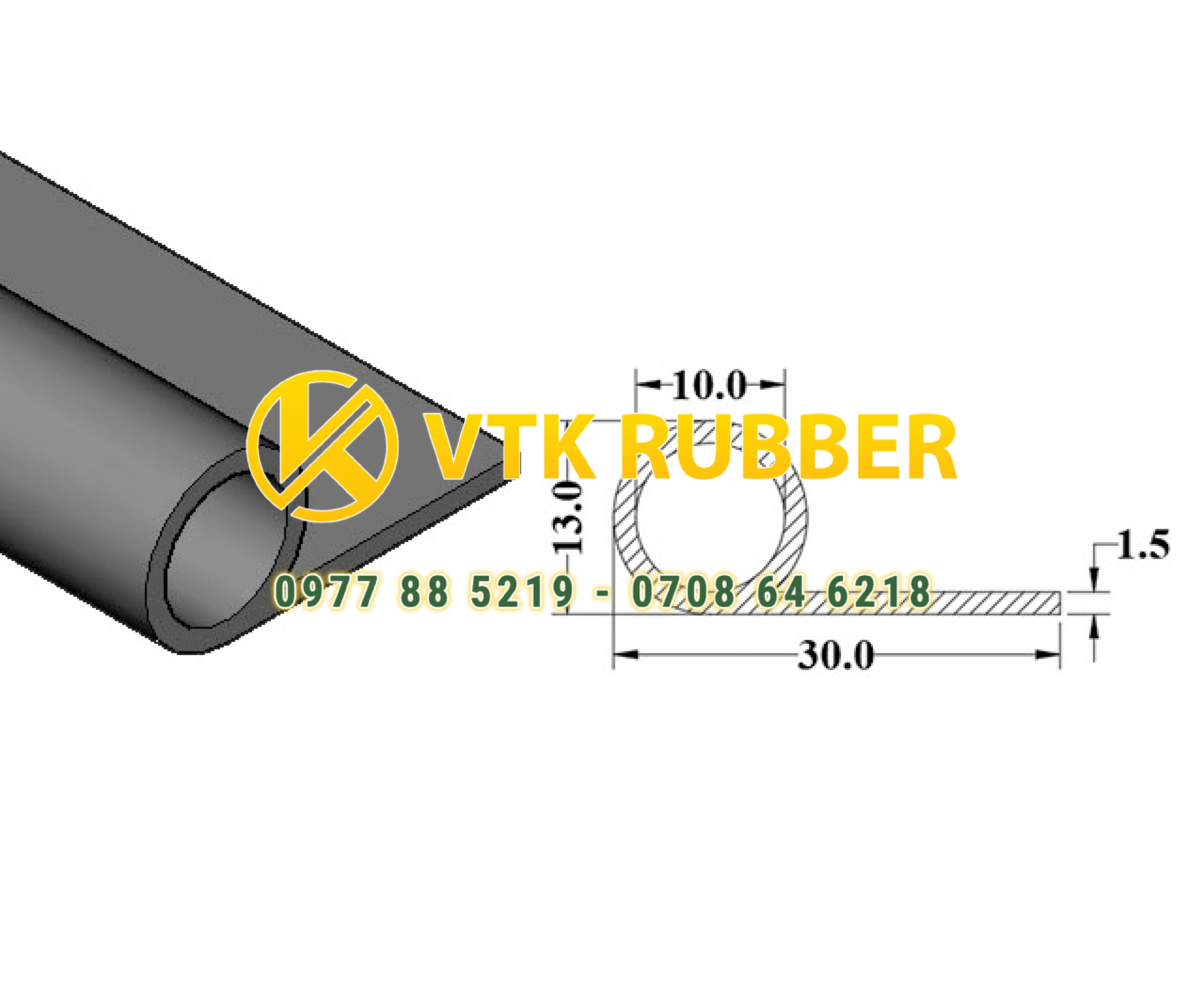 Công ty bán gioăng silicon đỏ chịu nhiệt chữ P Long An