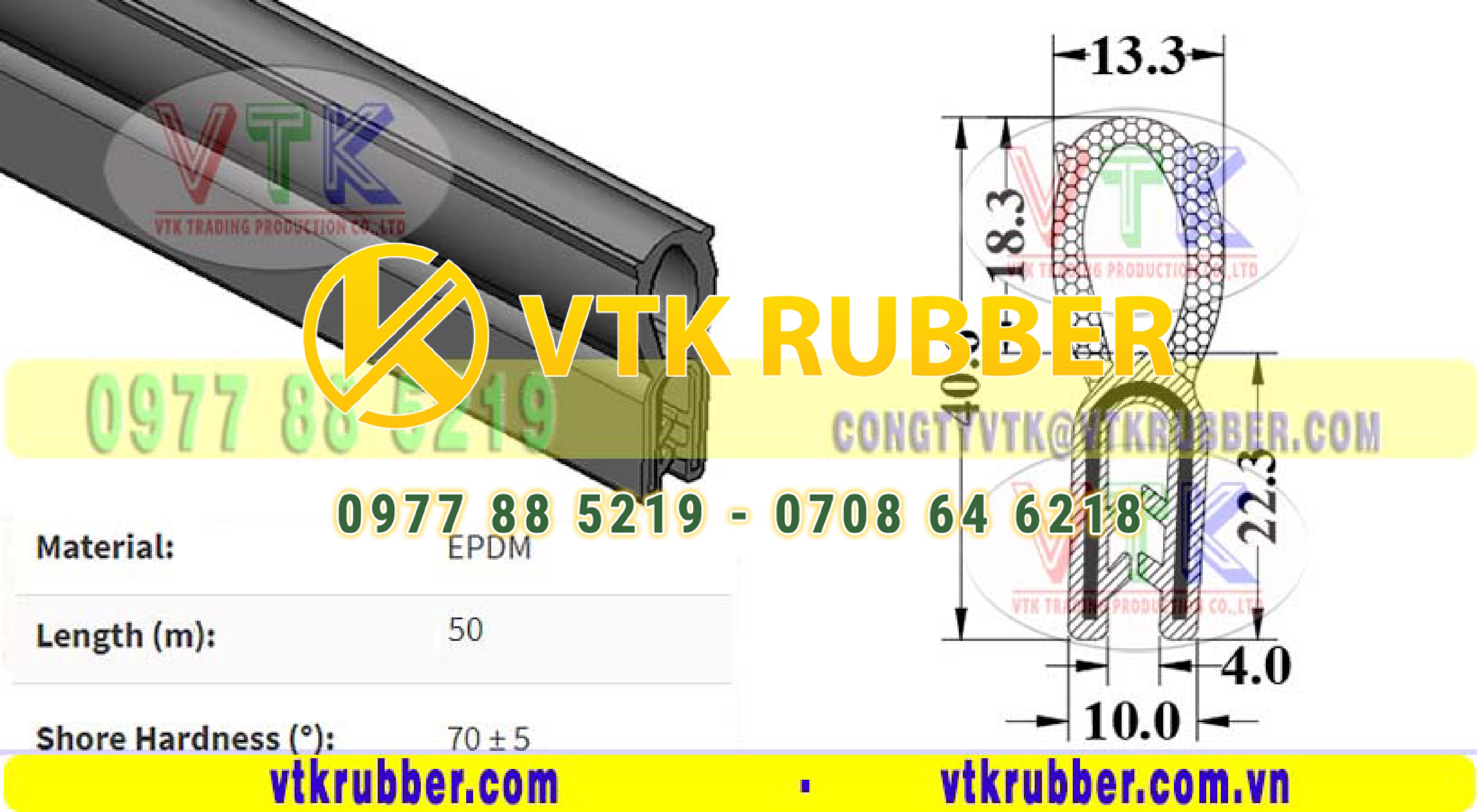 Địa chỉ bán gioăng cao su xốp có lớp kẽm ở Hồ Chí Minh