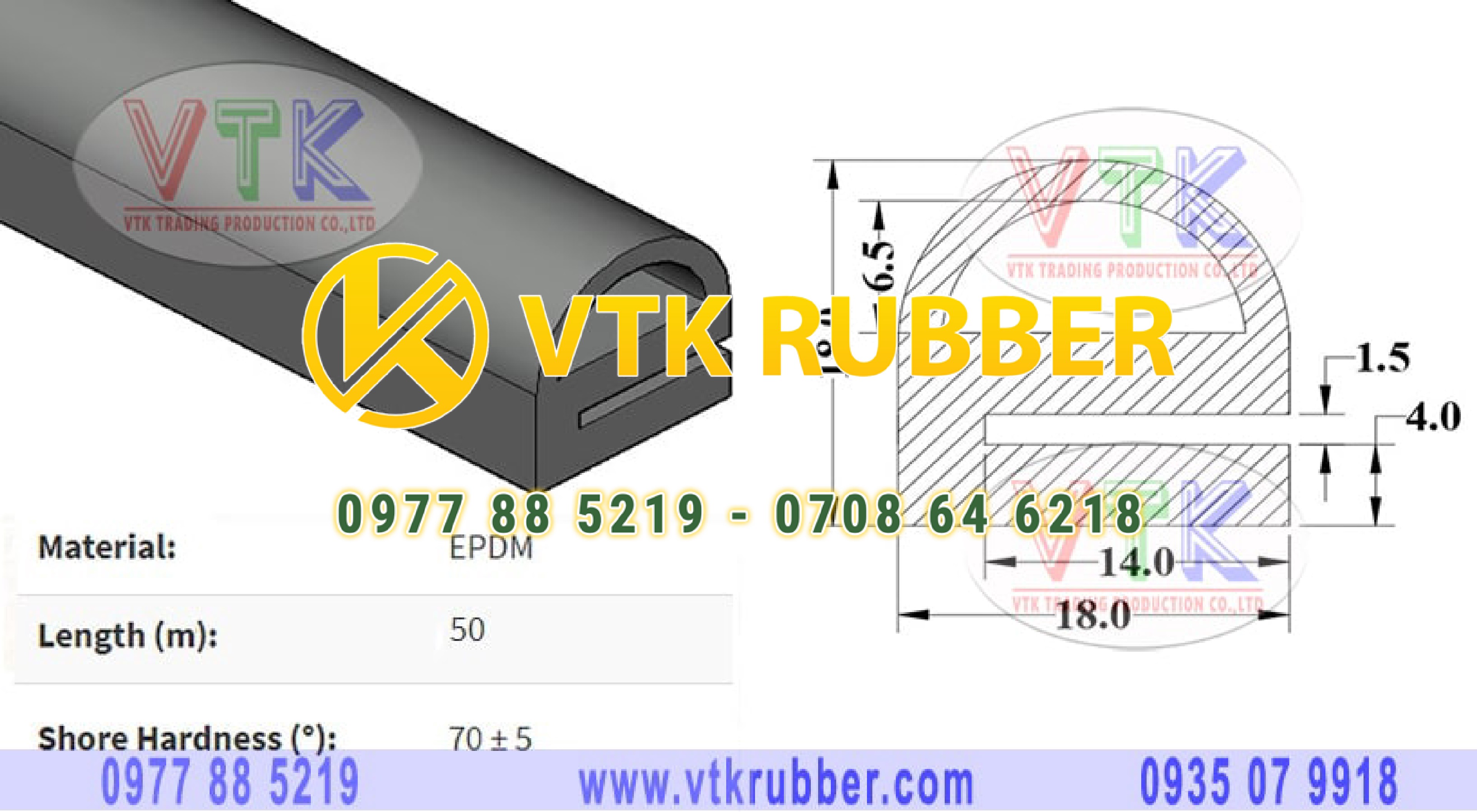 Địa chỉ bán ron silicon chữ E màu đen, trắng ở Nam Định
