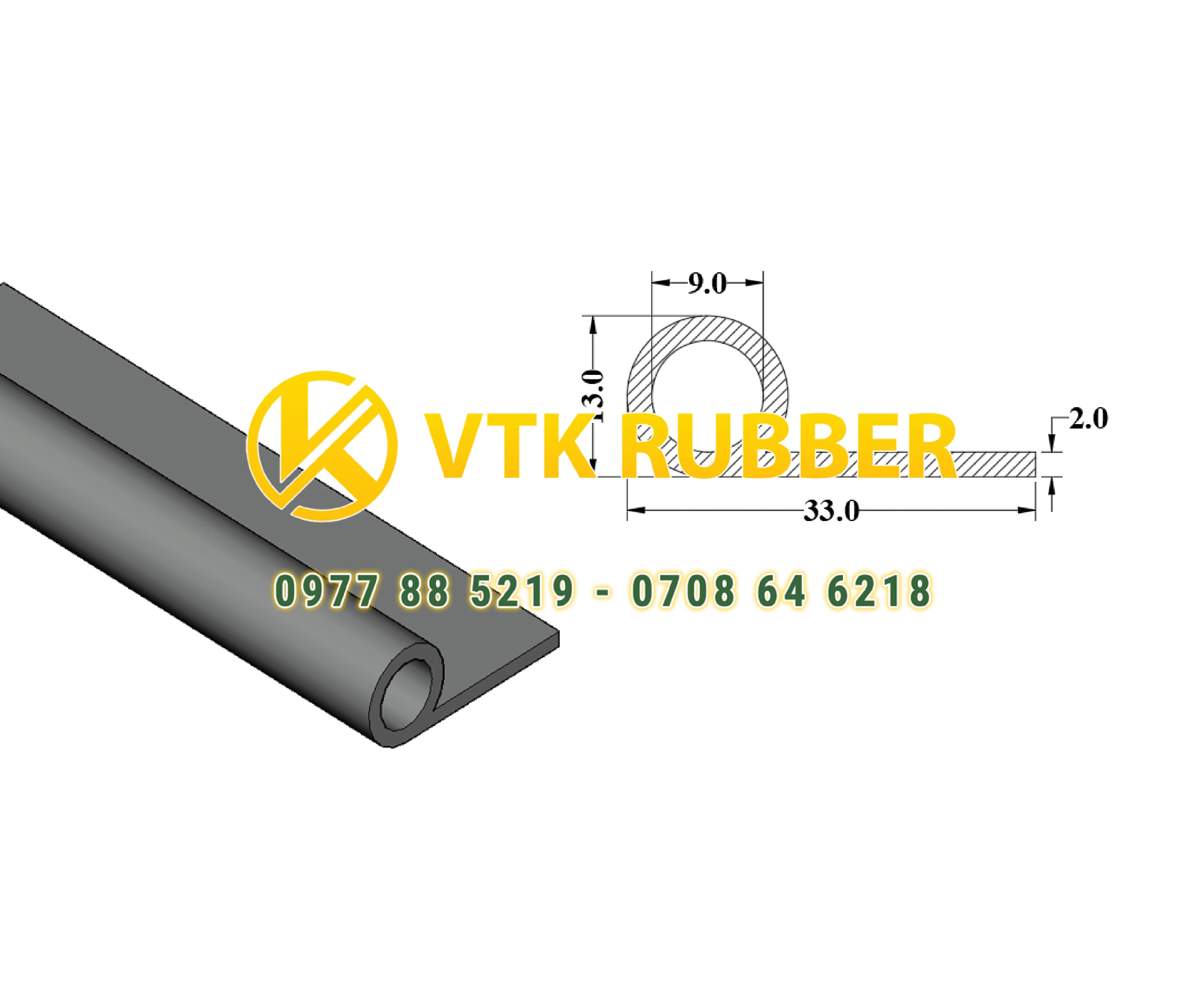 Công ty sản xuất gioăng silicon chữ P chịu nước ở Hải Dương