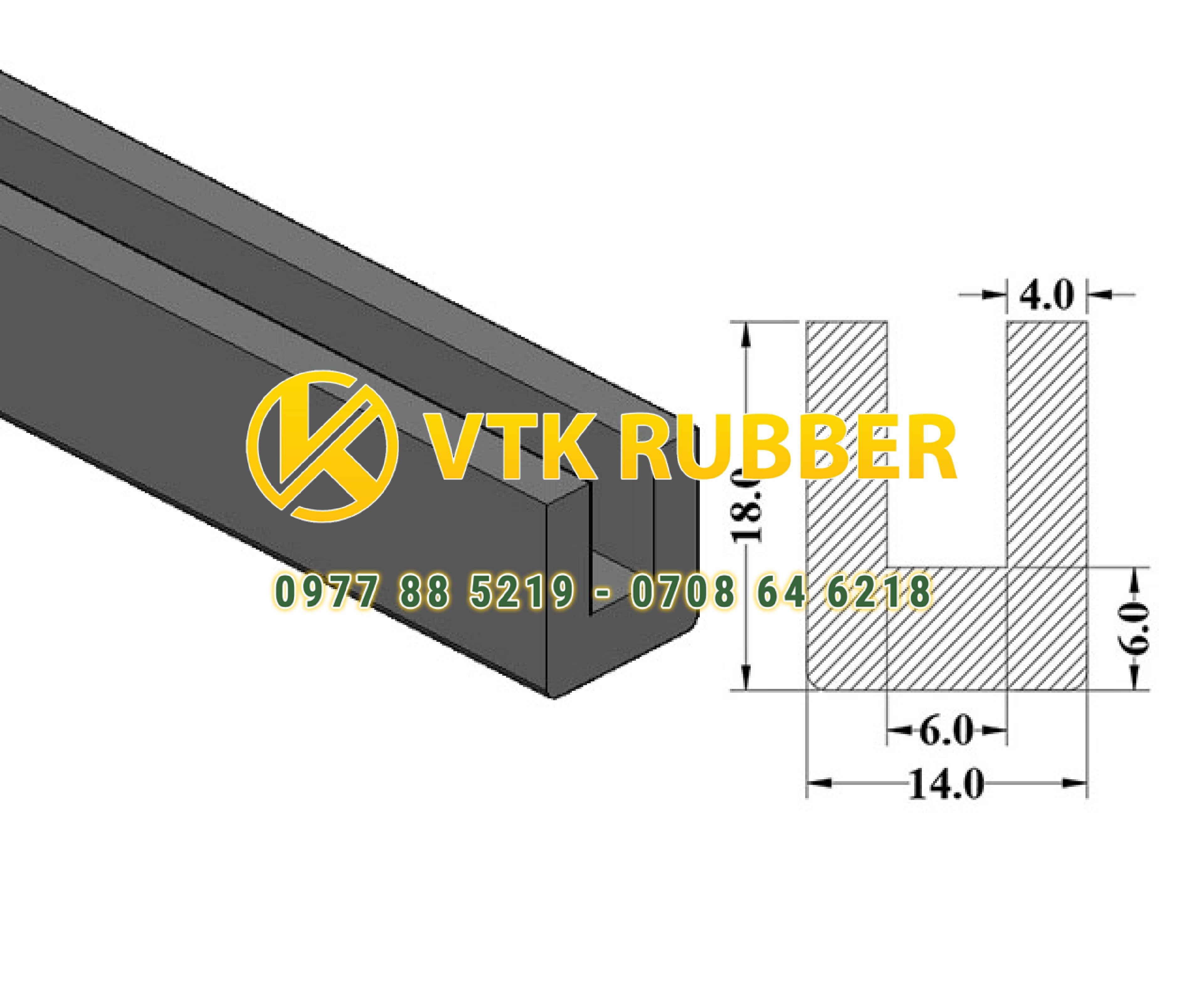 Cơ sở sản xuất gioăng silicon chịu nhiệt chữ U ở Bắc Giang