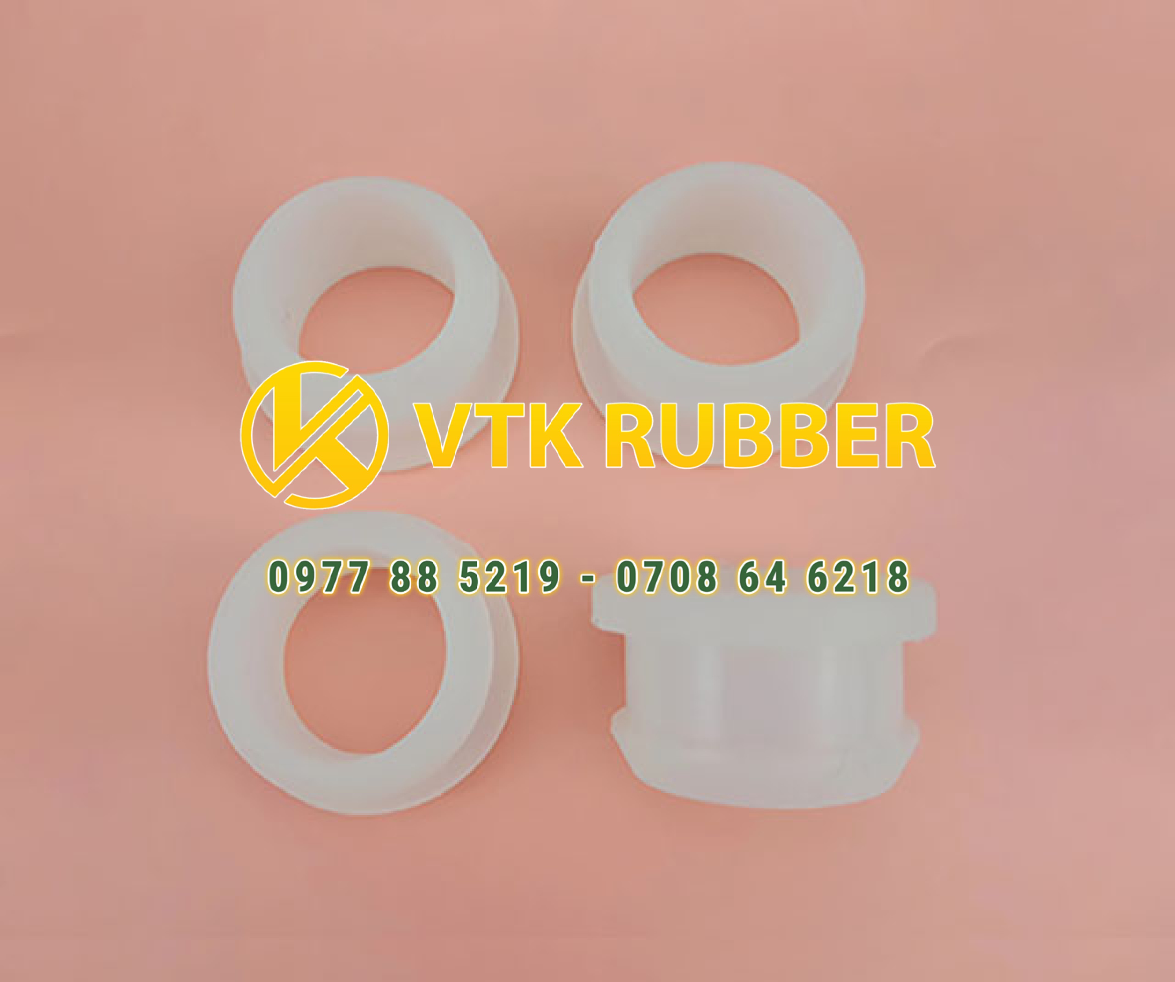 Nút silicon rỗng màu trắng trong 15x23 ở Cao Bằng