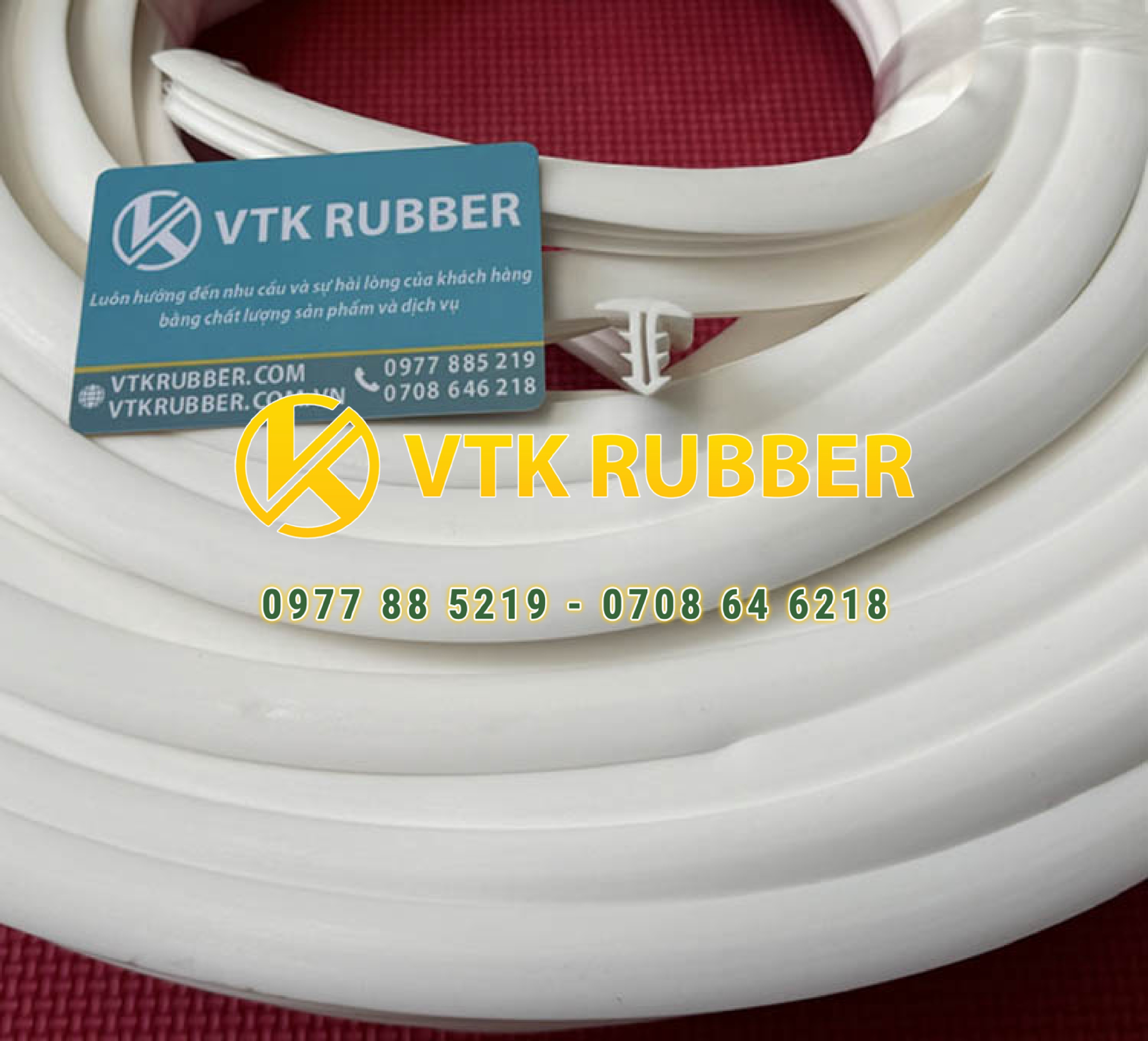 Ron silicon trắng chữ T 15.3x15x1.2 – Chống thấm, cách nhiệt tốt