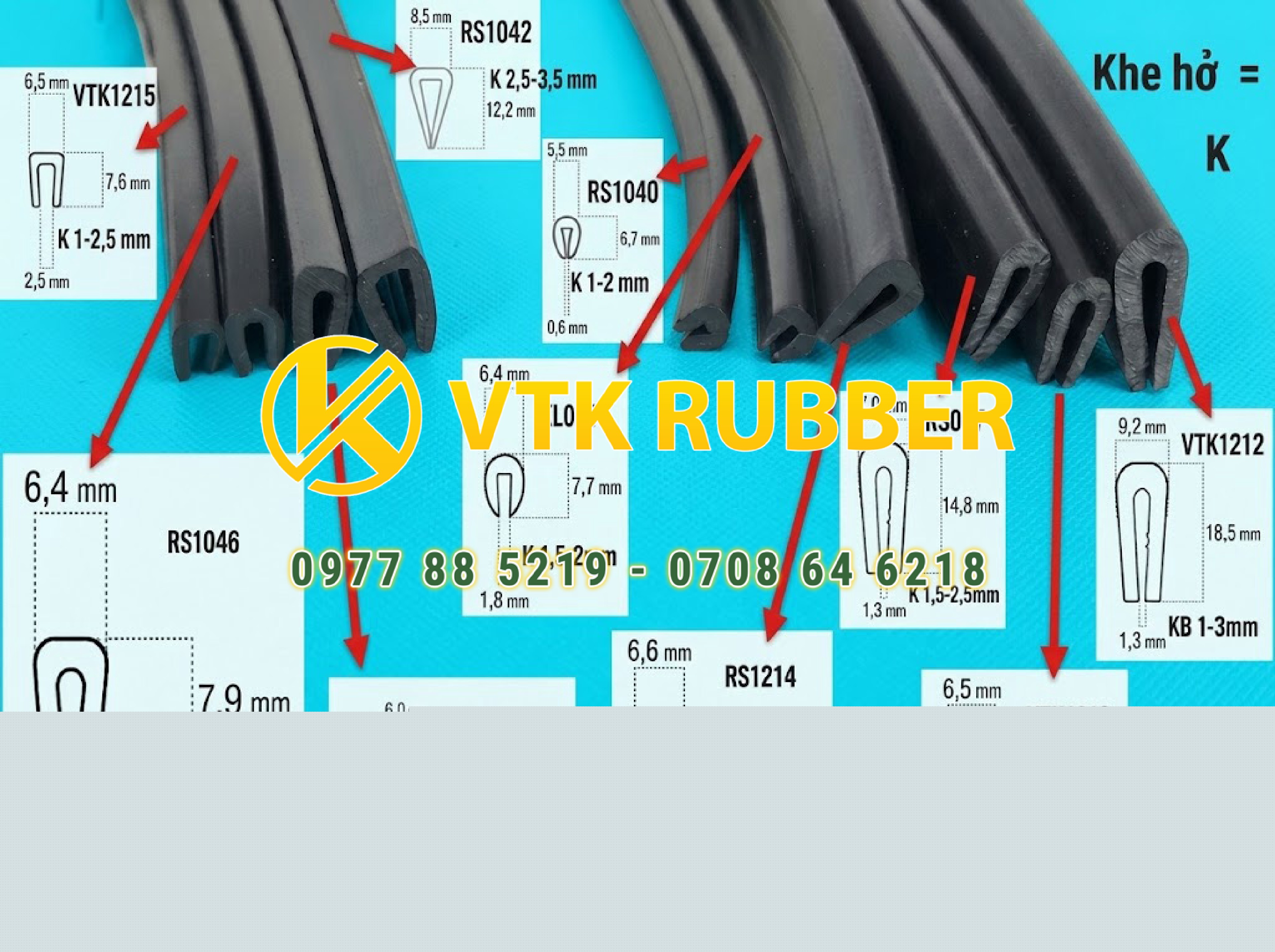 Ron cao su chữ U chịu nhiệt, bọc cạnh, kín khít, chống nước