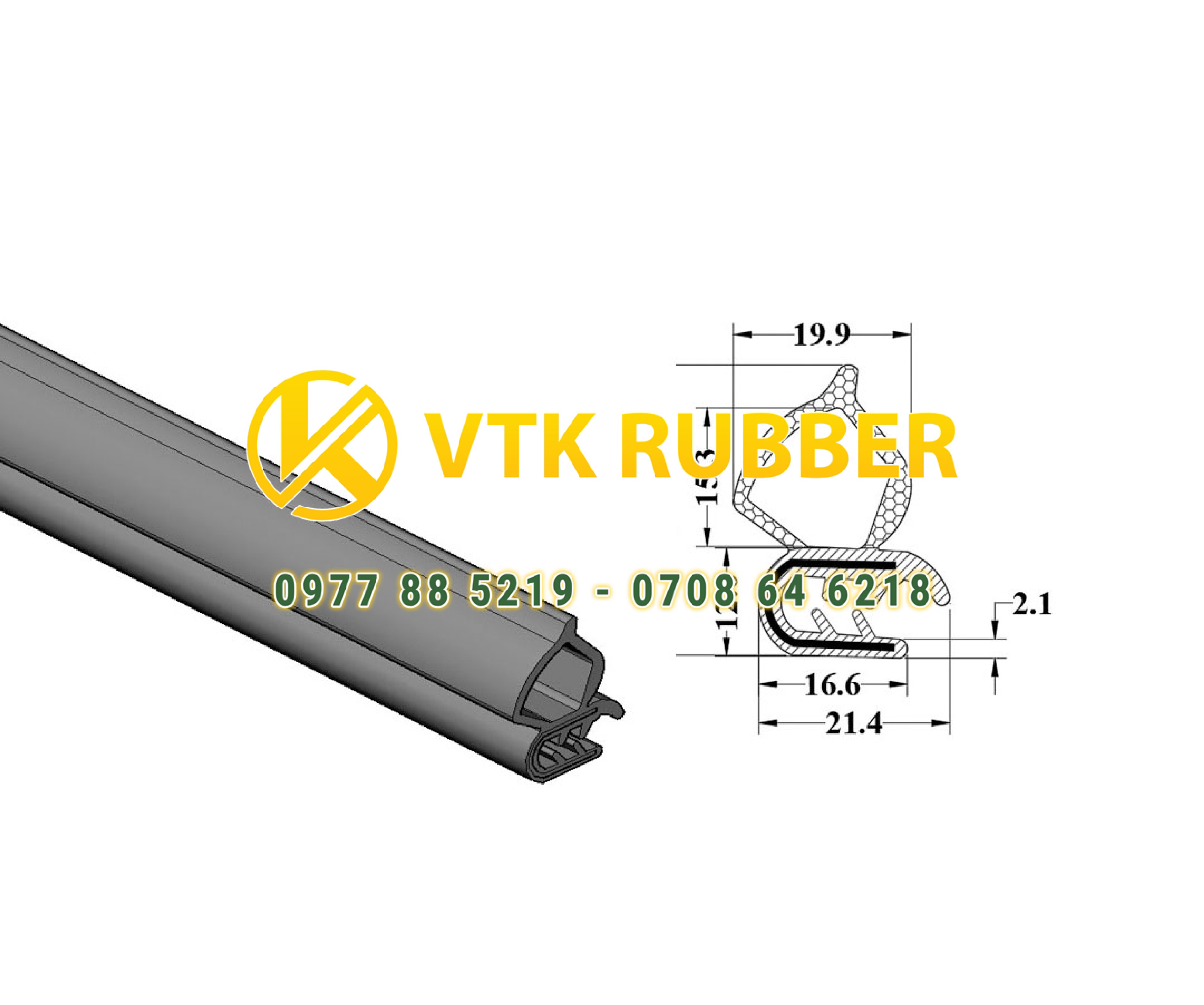 Gioăng cao su nẹp kín tủ điện ở Đắk Nông