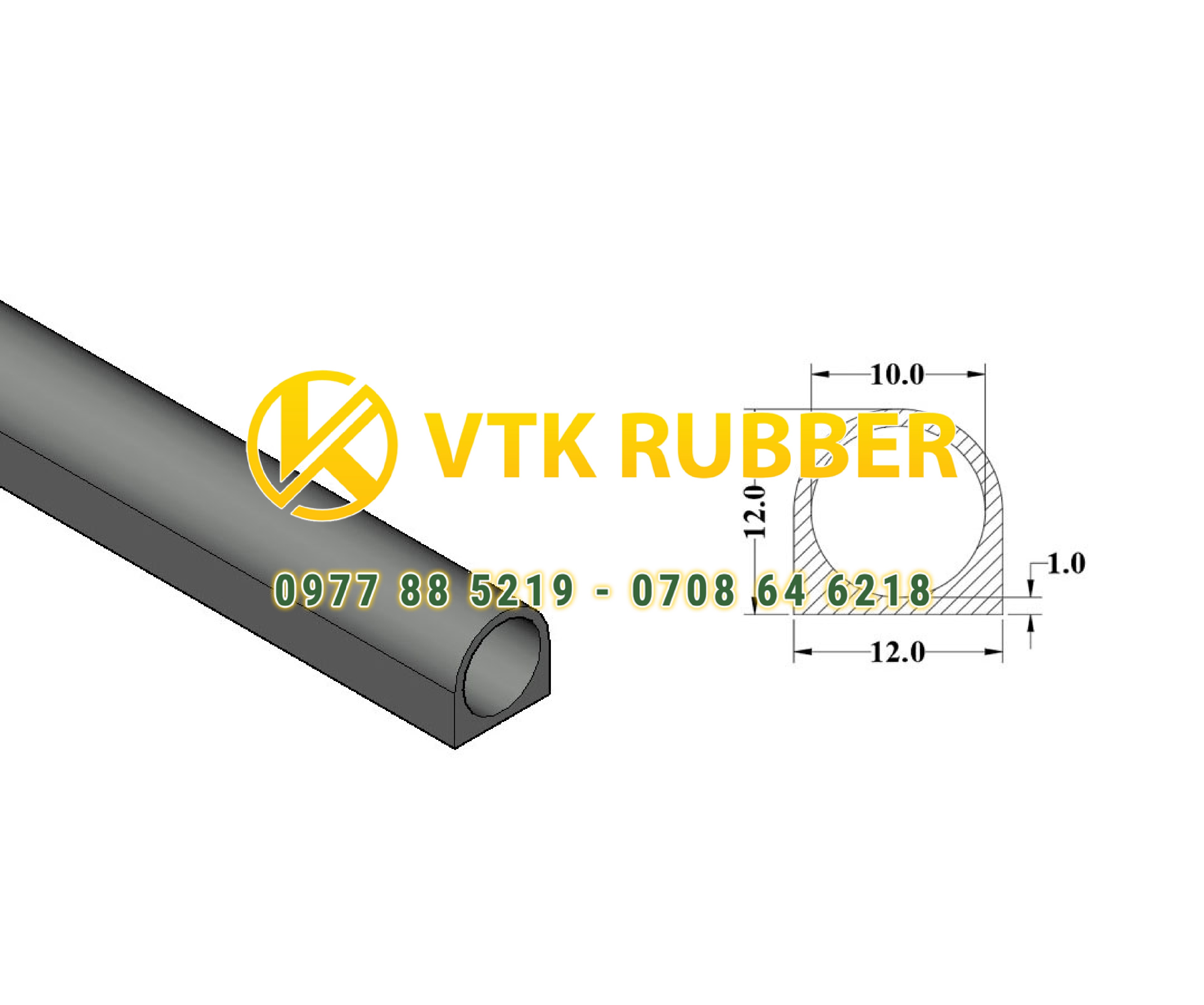 Nhà sản xuất gioăng cao su chữ D ở Khánh Hoà