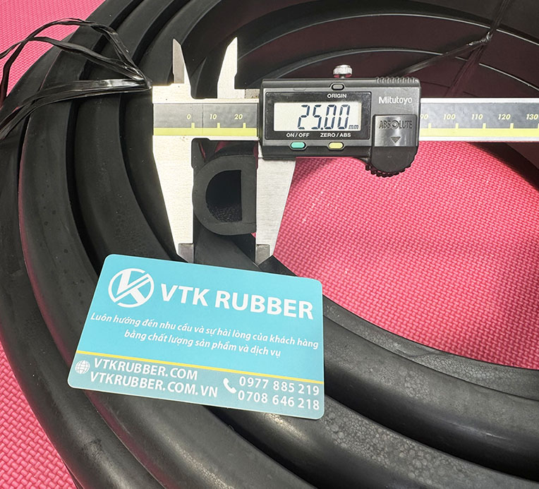 Ron cao su chữ D giúp giảm tiếng ồn, ngăn bụi, chống nước, dùng cho cửa gỗ, cửa nhôm, xe hơi và kho lạnh