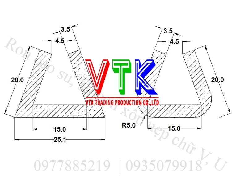 ron cao su silicon xop chiu luc chu u v 16 min