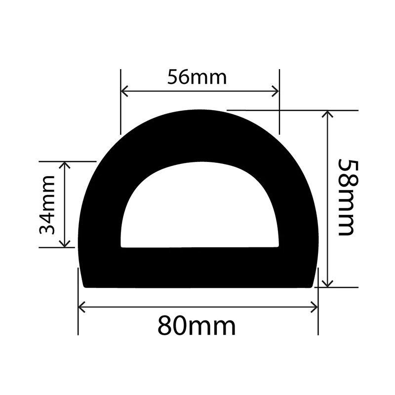Màu đen sang trọng, khó bám bẩn, độ đàn hồi cao, phù hợp cho khung thép, máy móc và cửa công nghiệp