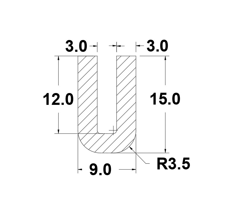 Sản phẩm giúp giảm chấn, chống ồn khi đóng mở cửa, chịu được nhiệt độ khắc nghiệt, mang lại độ kín khít và an toàn cao cho hệ thống kính