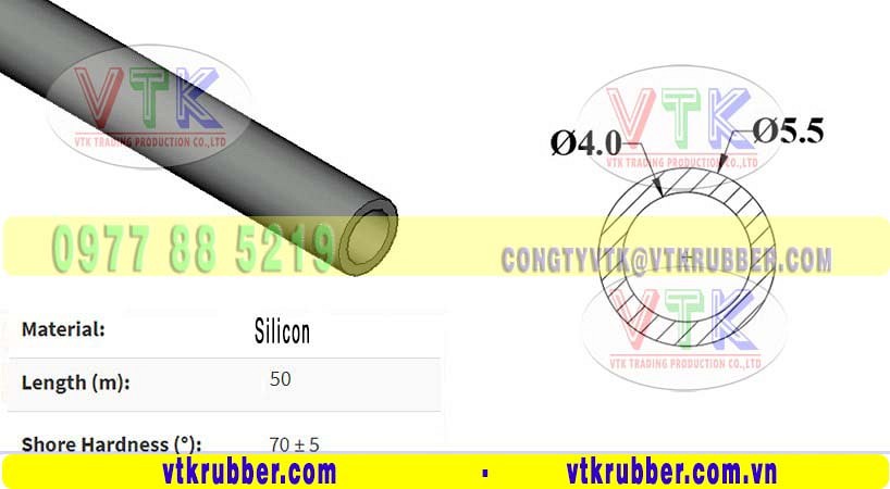 Bán ống silicon trắng chịu nhiệt ở Phú Thọ