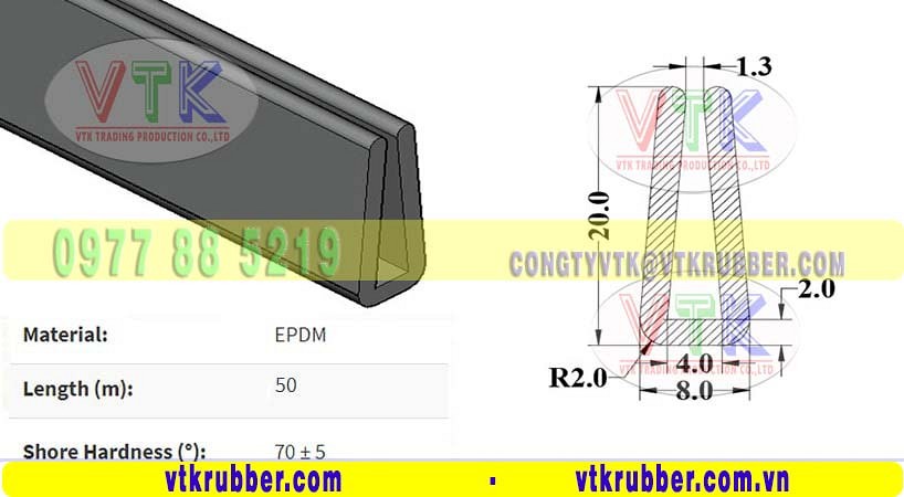 Địa điểm bán gioăng cao su chữ U ở Yên Bái