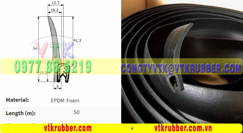 Ron cao su xốp bọc kẽm - 10039