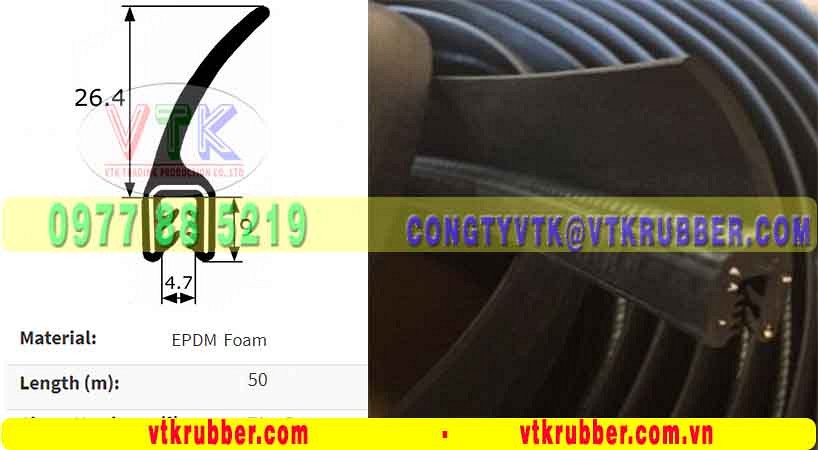 Ron cao su xốp bọc kẽm - 10047