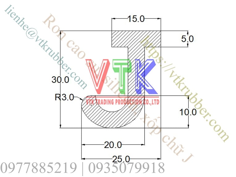 ban ve ky thuat ron nep cao su silicon xop chu J 4 min