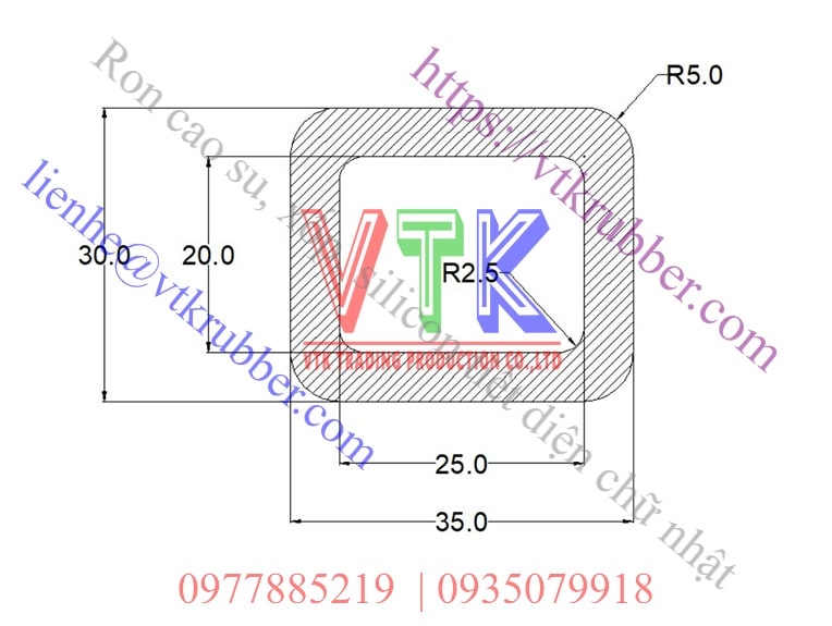 ban ve ky thuat ron nep cao su silicon xop chu chu nhat 14 min