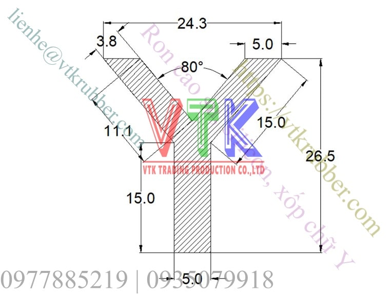 ban ve ky thuat ron nep cao su silicon xop chu Y 03 min