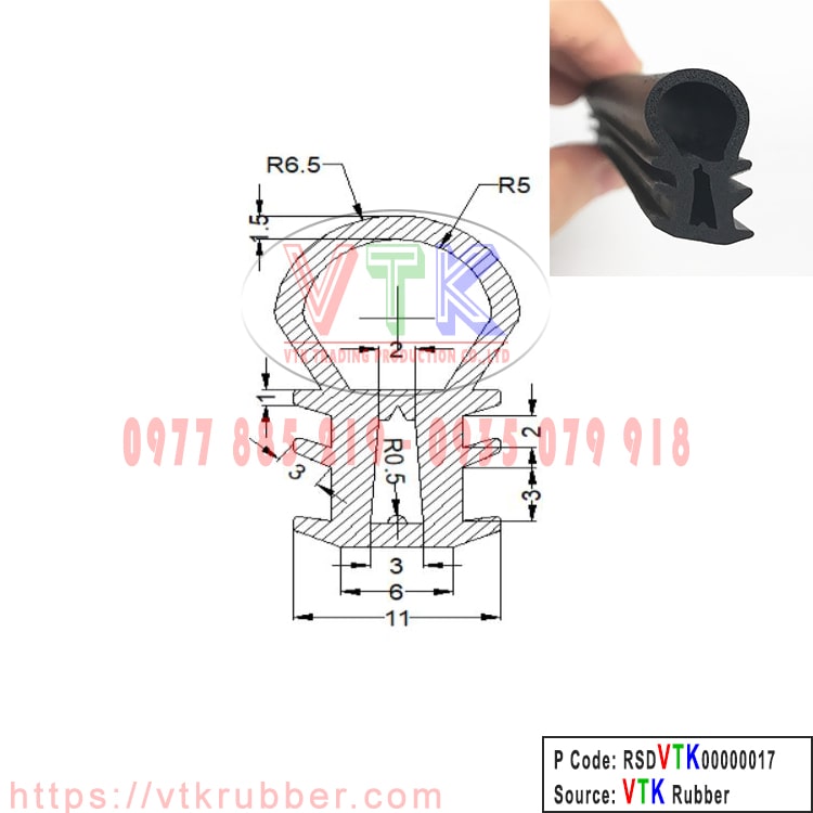 gioang cao su silicon xop chu d RSDVTK00000017