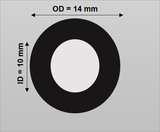 ong cao su id10mmxod14mm