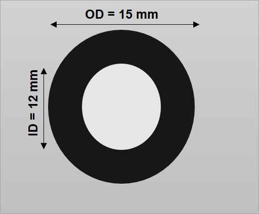 ong cao su id12mmxod15mm